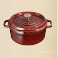 1.8L Enamel Fonte Cocotte Casserole Taille 18cm